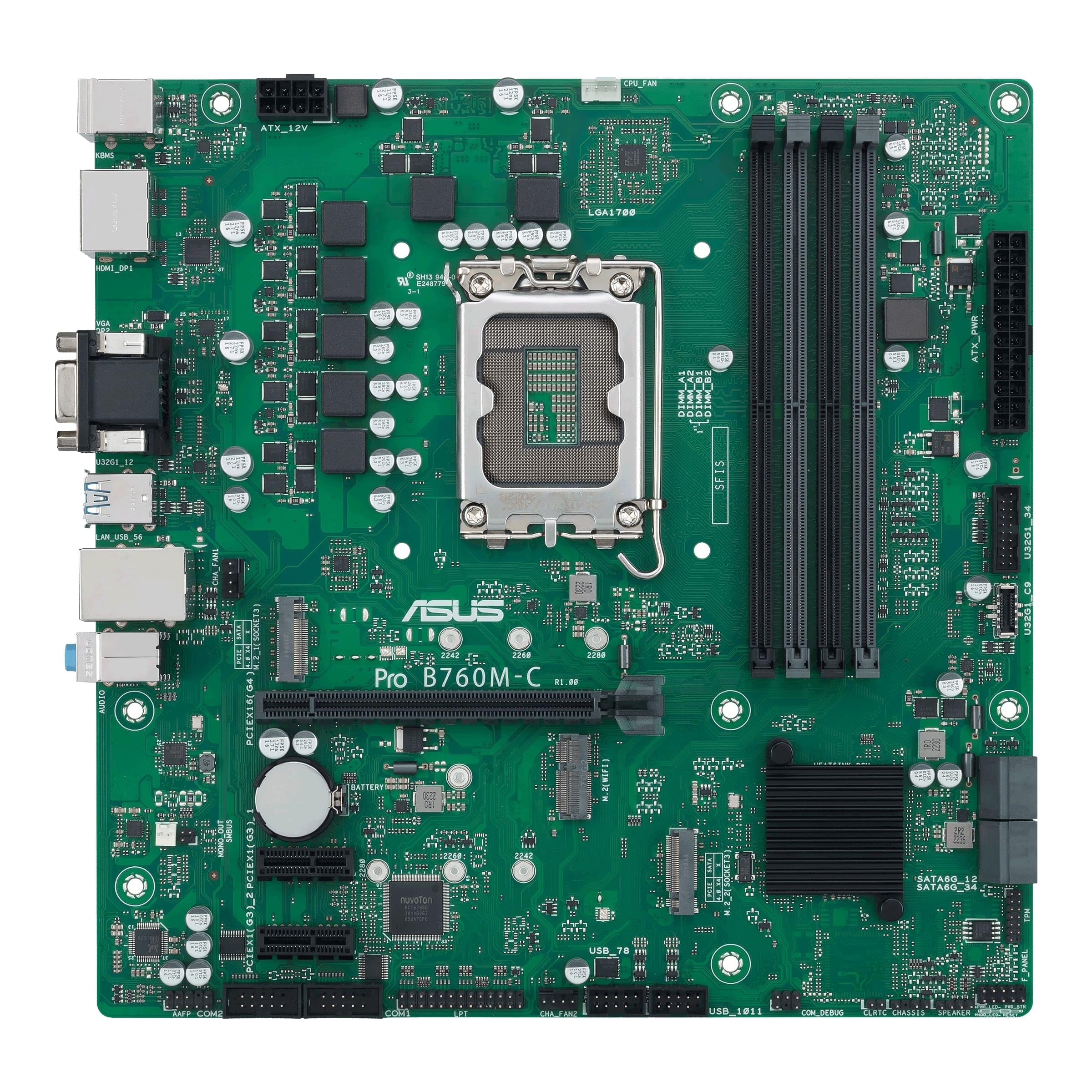 ASUS Pro B760M-C-CSM LGA1700 mircro ATX