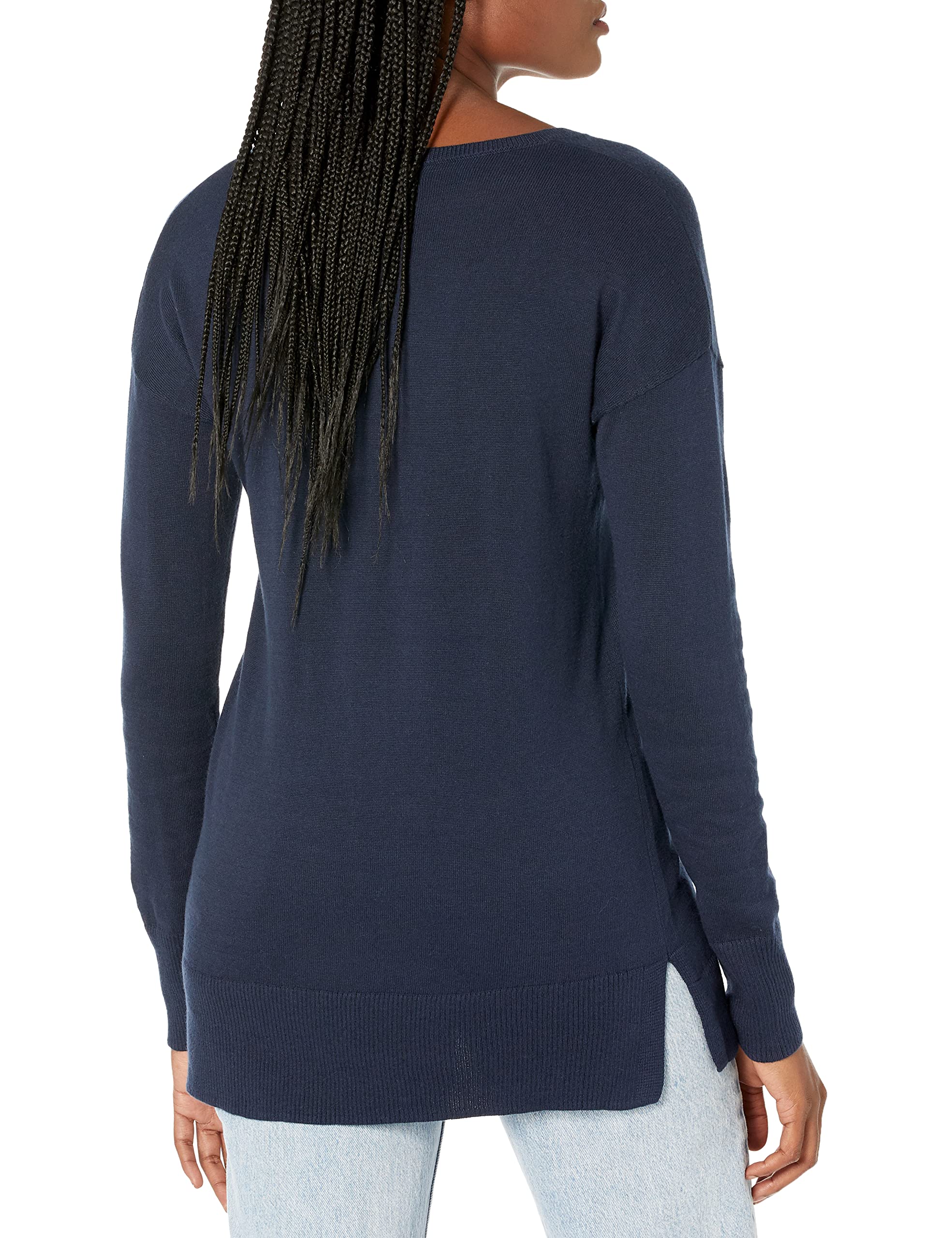 Amazon Essentials Maglione A Tunica Leggero A Maniche Lunghe Con Scollo A v (Disponibile In Taglie Forti) Donna