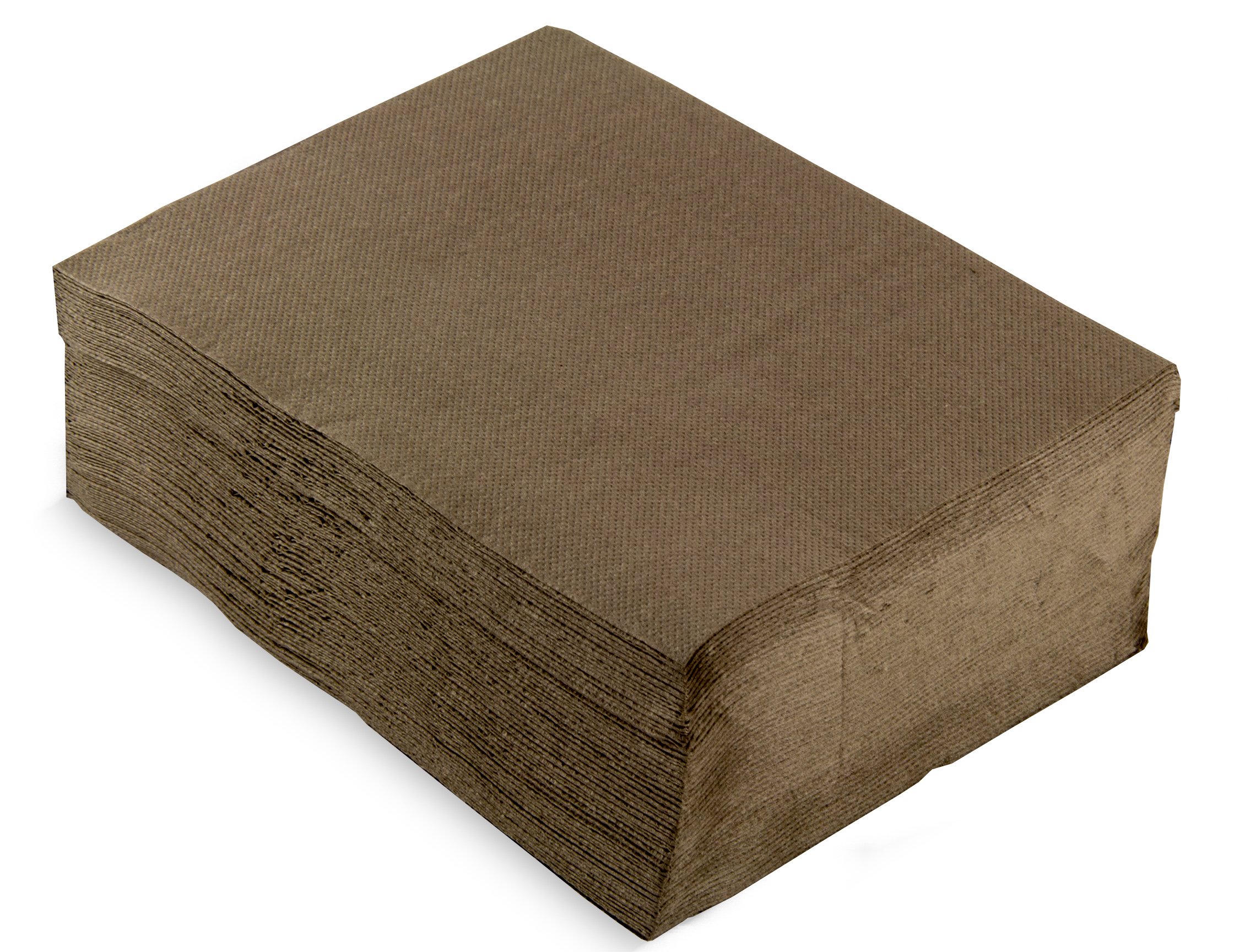 ser52108003 Dinner Pendant Light 30 x 40 cm 2-Ply 1/4 Fold 50 Napkins Punta-Punta Chocolate