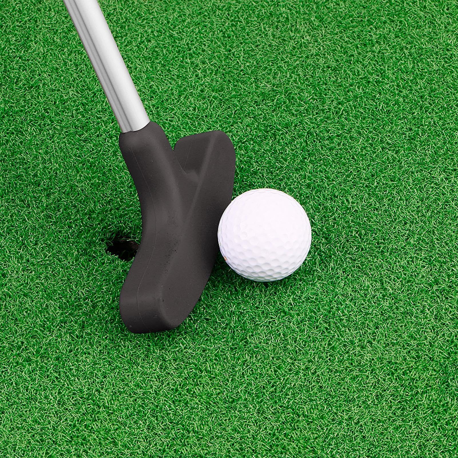 Putter de golf, putter bidireccional para niños, putter bidireccional para niños con eje extensible, tamaño ajustable para golfistas jóvenes, zurdos y diestros