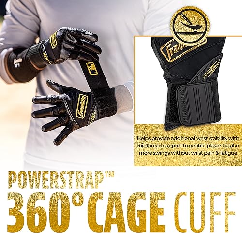 Miniatura 5 de Franklin Sports MLB Infinite Powerstrap Batting Gloves