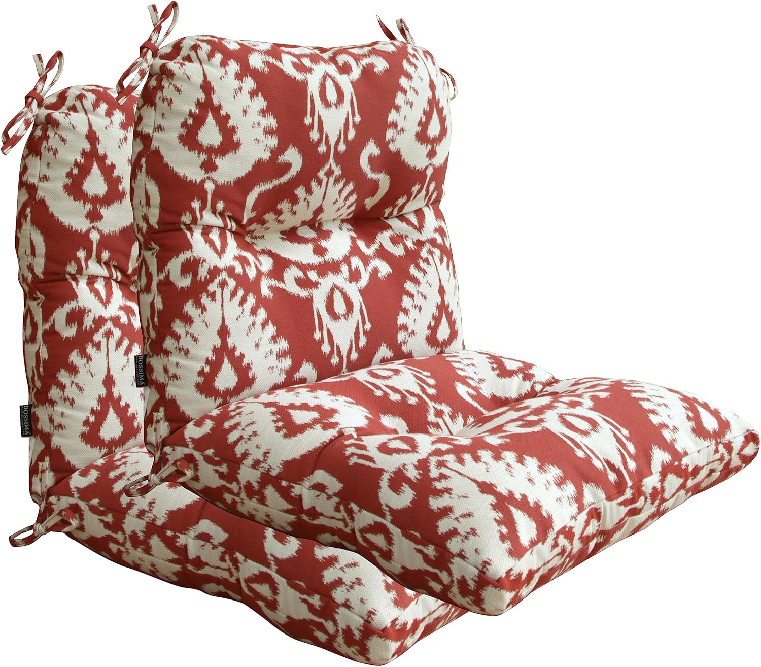 BOSSIMA Outdoor Indoor High Back Chair Tufted Cushions