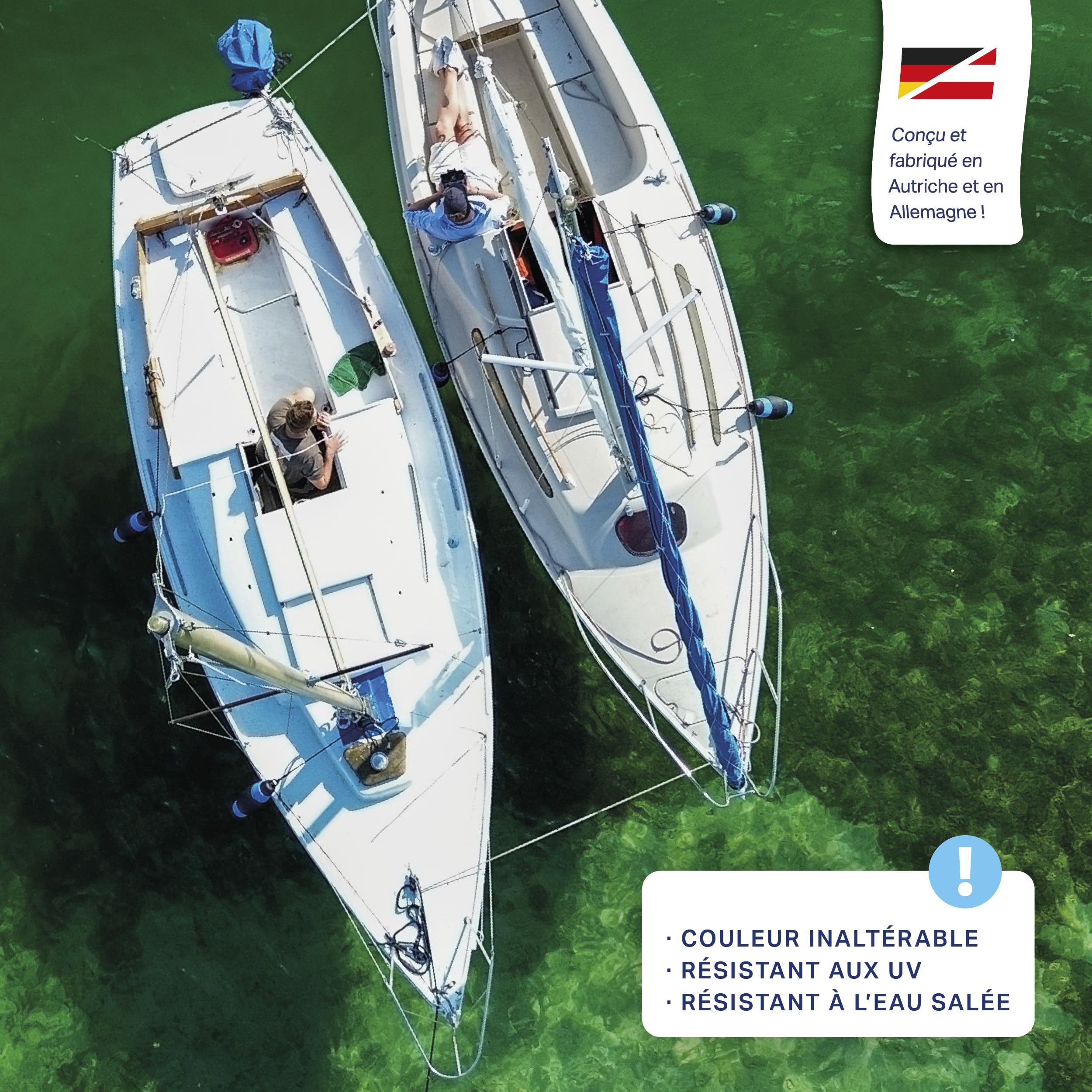 Pare-battage télescopique – Fender de qualité supérieure Peu encombrant pour Bateaux, sans Entretien, sans air et sans Bruit, sans grincement pour voilier et Bateau à Moteur