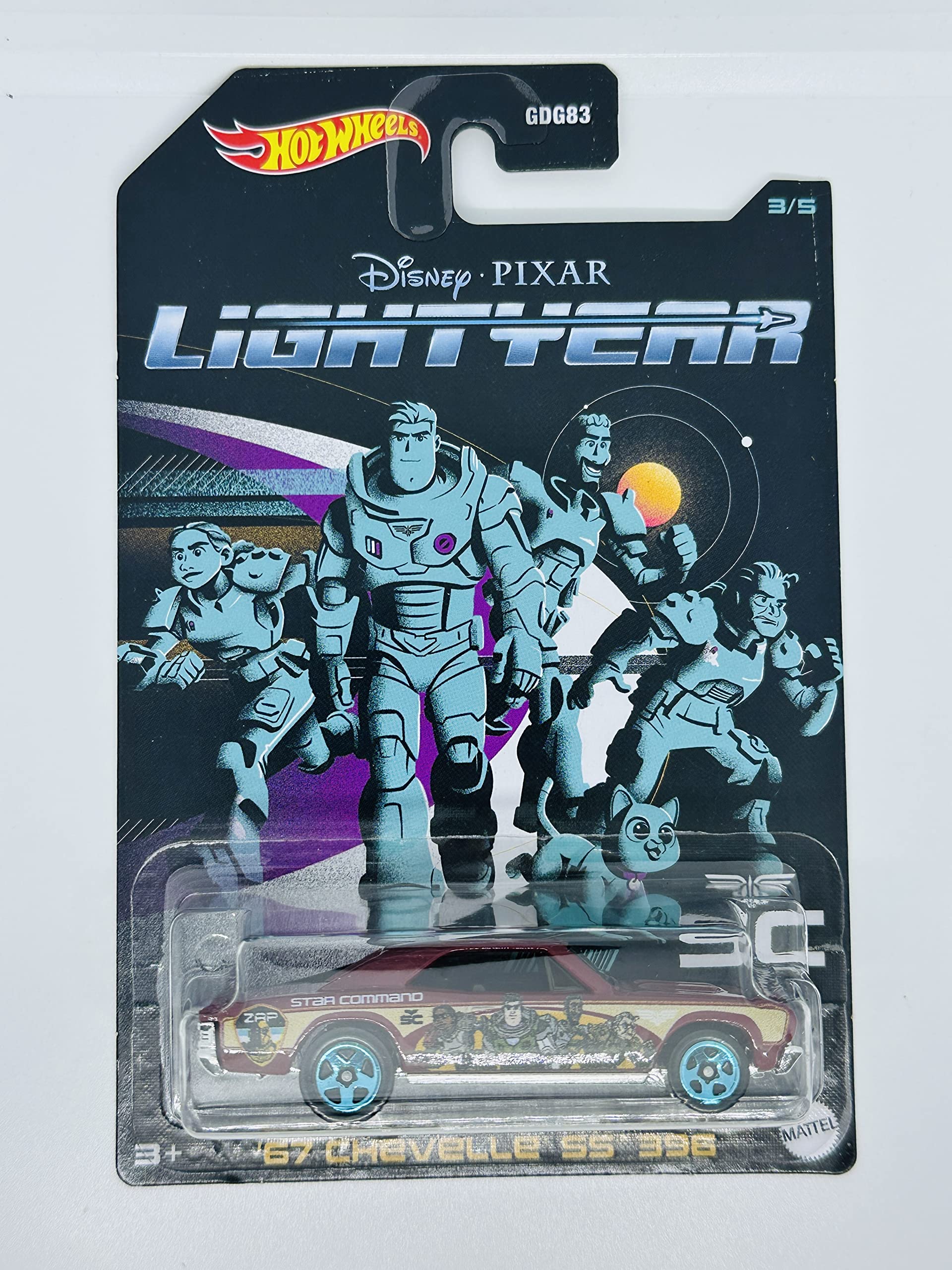 Hot Wheels 2022 - '67 Chevelle SS 396 - Lightyear - Red - 3/5