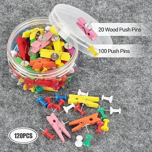 Miniatura 6 de AKTOP Tablón de anuncios de corcho de 12 x 12 pulgadas, azulejos de corcho de fieltro de 12 pulgada de grosor, paquete de 12 tablones cuadrados