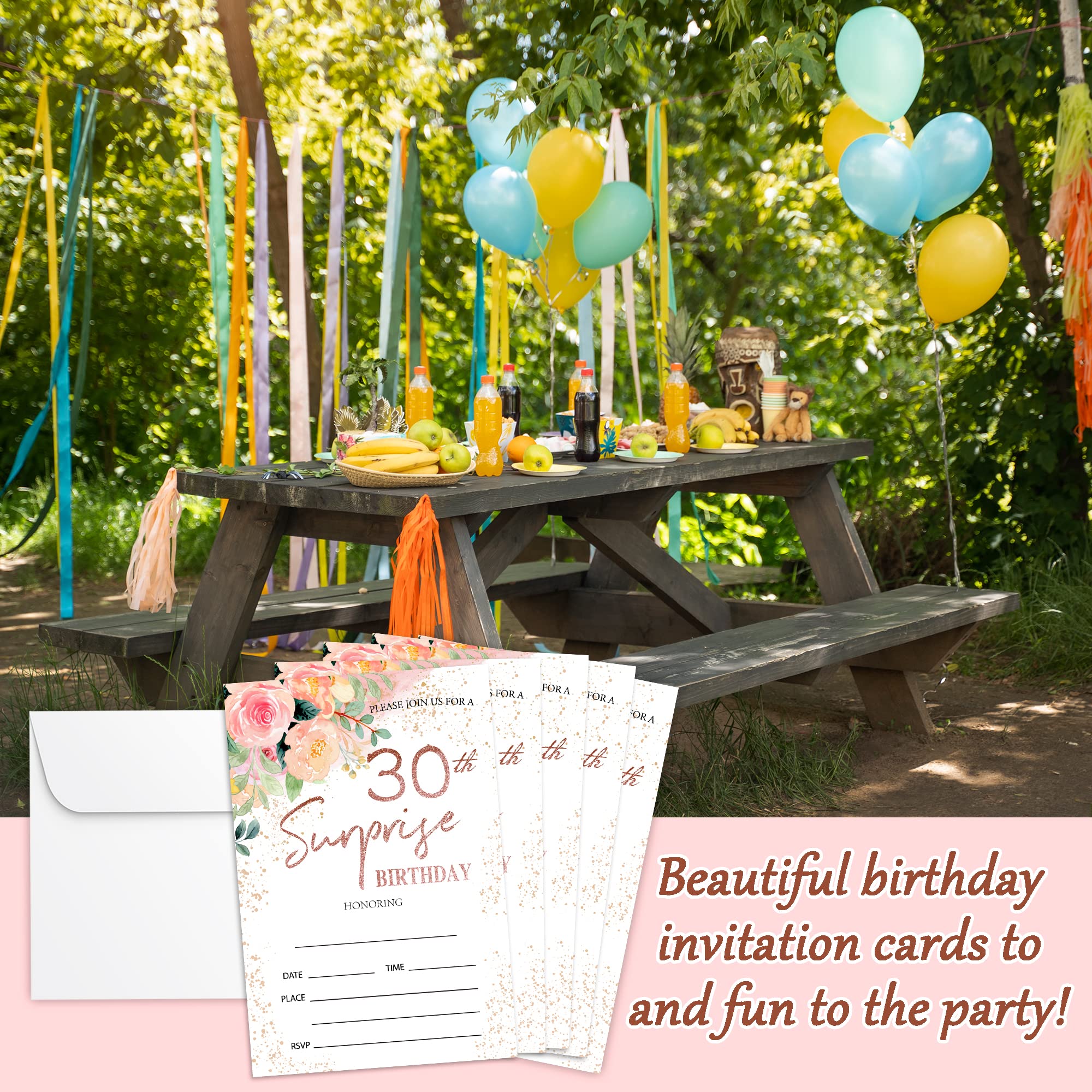 Surprise 30th Birthday Party Invitations
