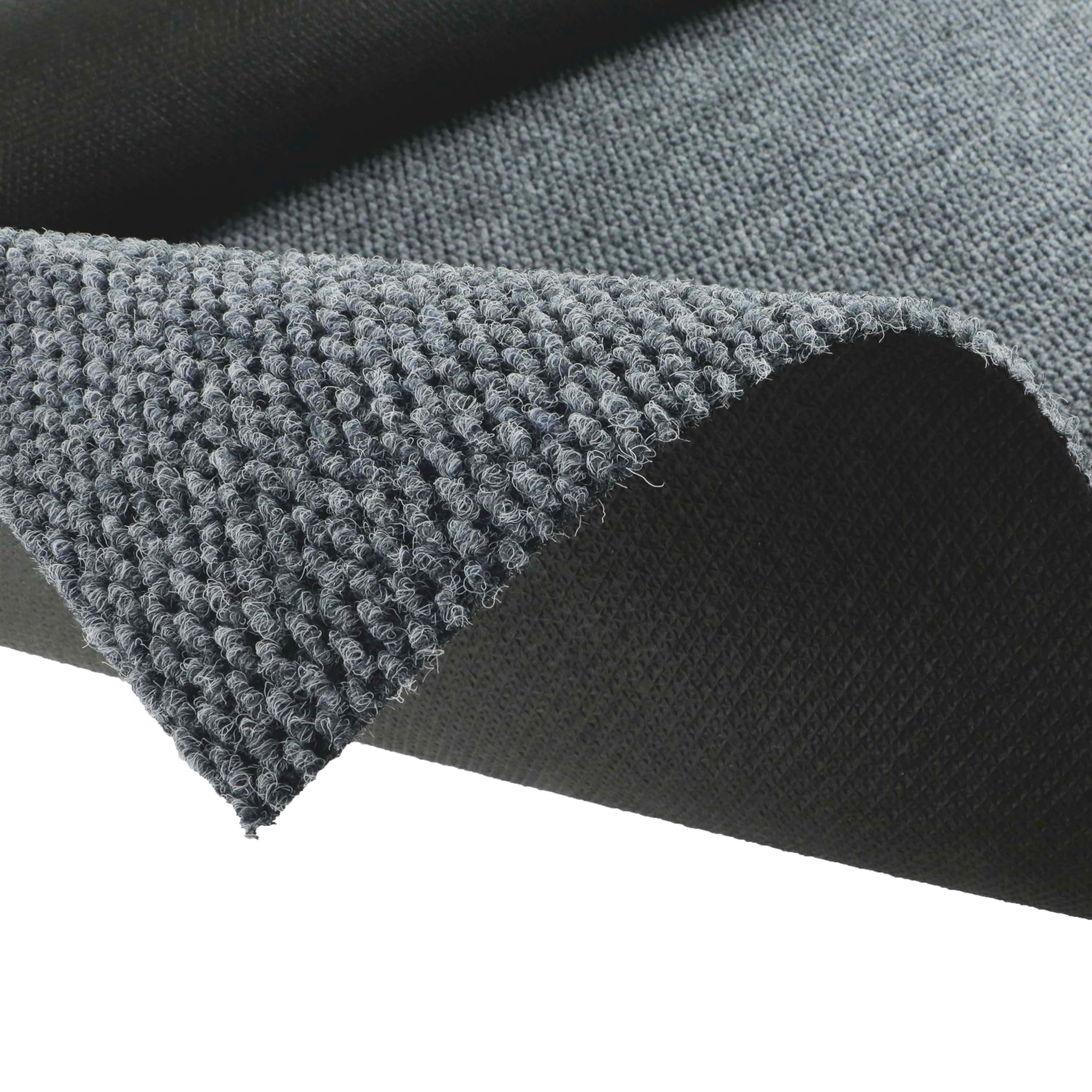 Primaflor Sauberlauf - PICOLLO, Grau-Blau, 2,00m x 5,00m, Rutschfester Schmutzfangläufer Meterware, Robuster Küchenläufer nach Maß, Zuschneidbarer Teppichläufer, Eingangsmatte für Flur und Windfang