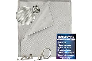 Faraday Fabric 43" x 196.8": Military-Grade EMP Protection