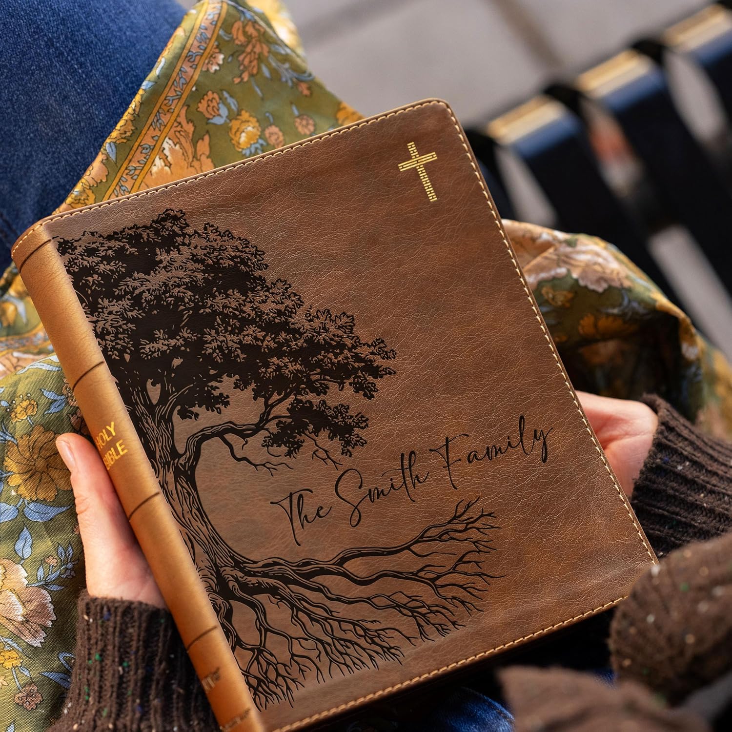 Farm and Posh NIV Journaling Bible with Tree (Tree on Side)