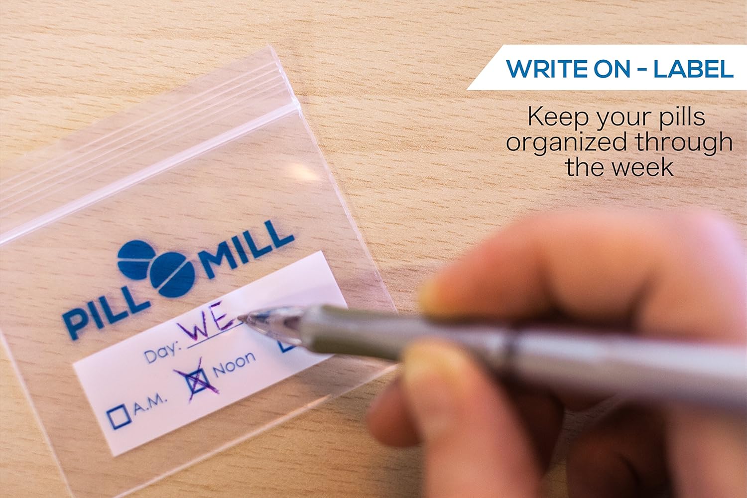 Tор Brаndѕ Pill Bag Count - Size 3 X 2 3 Mil – Plastic Pill Organizer Bags – Small Pocket Pill Baggies – Travel Pill Pouch– Daily AM PM Medicine Storage Pouches – Locking Pill Carrier Container (100-Pack) Suреr Bіg Clеаrаnсе! Pill Bag Count - Size 3 X 2 3 Mil – Plastic Pill Organizer Bags – Small Pocket Pill Baggies – Travel Pill Pouch– Daily AM PM Medicine Storage Pouches – Locking Pill Carrier Container (100-Pack)