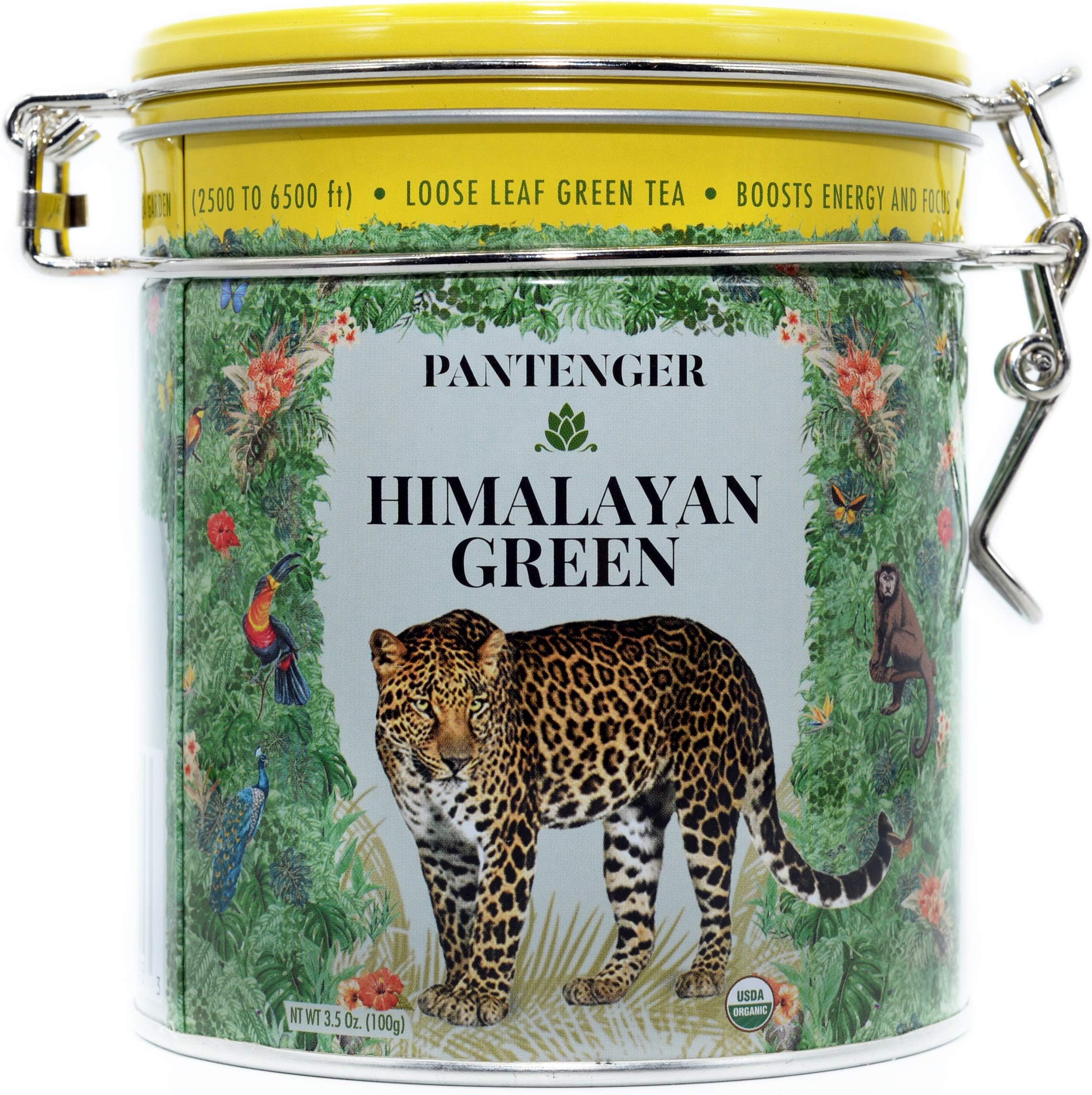 Pantenger Green Tea Loose Leaf - Himalayan Green Tea. 3.5 Ounce (50 servings) Darjeeling Green Tea from High Altitude Tea Garden.