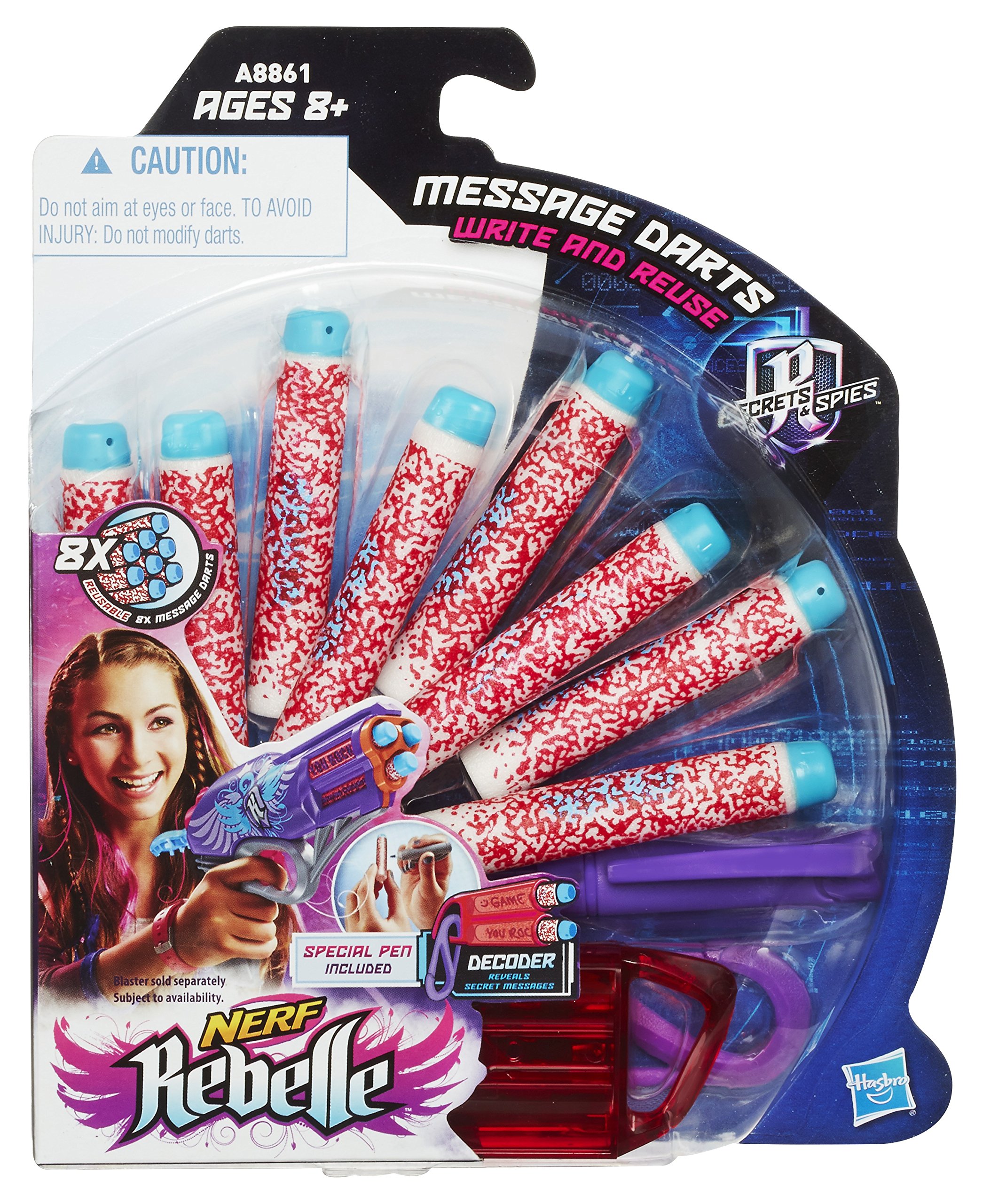 NerfRebelle Secrets Spies Message Darts