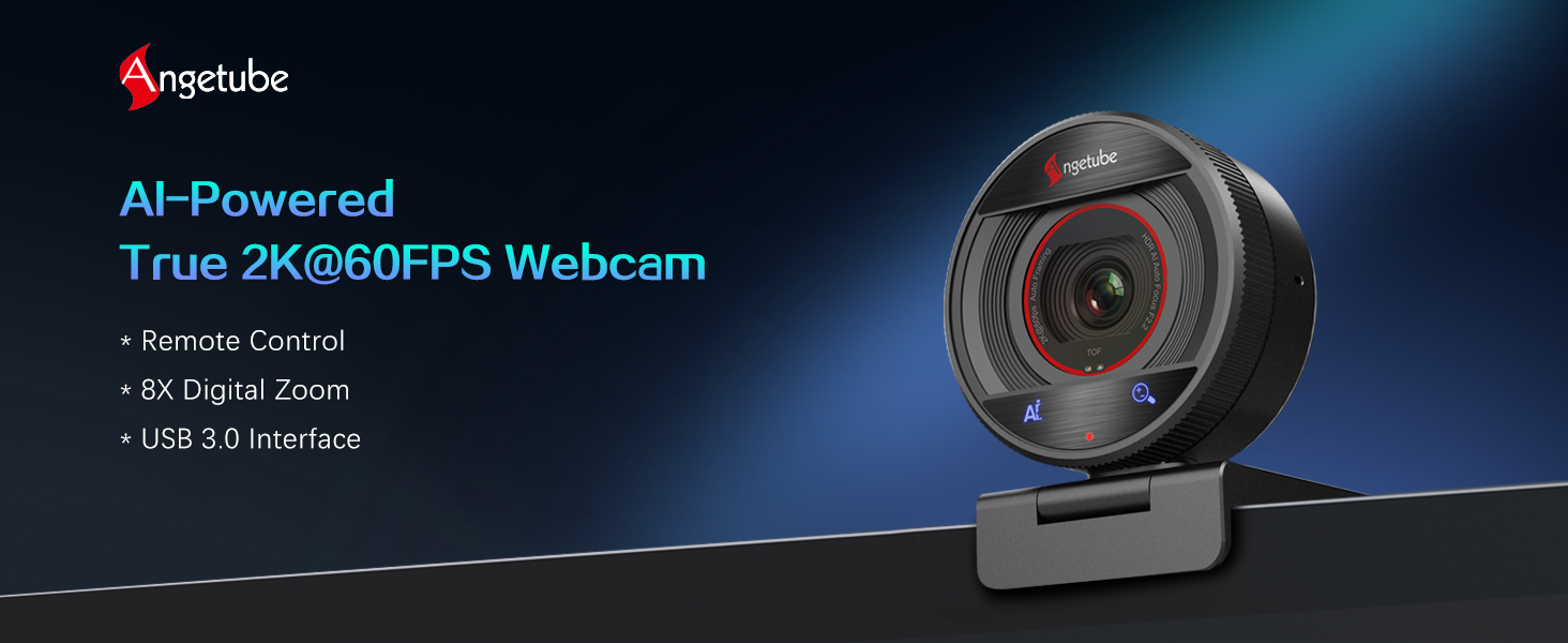 Webcam 2K@60FPS Con Tracciamento AI - Videocamera Per Streaming E Videochiamate - Foto 4