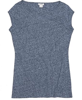 J.Crew Mercantile Womens Linen Blend Melange Tee