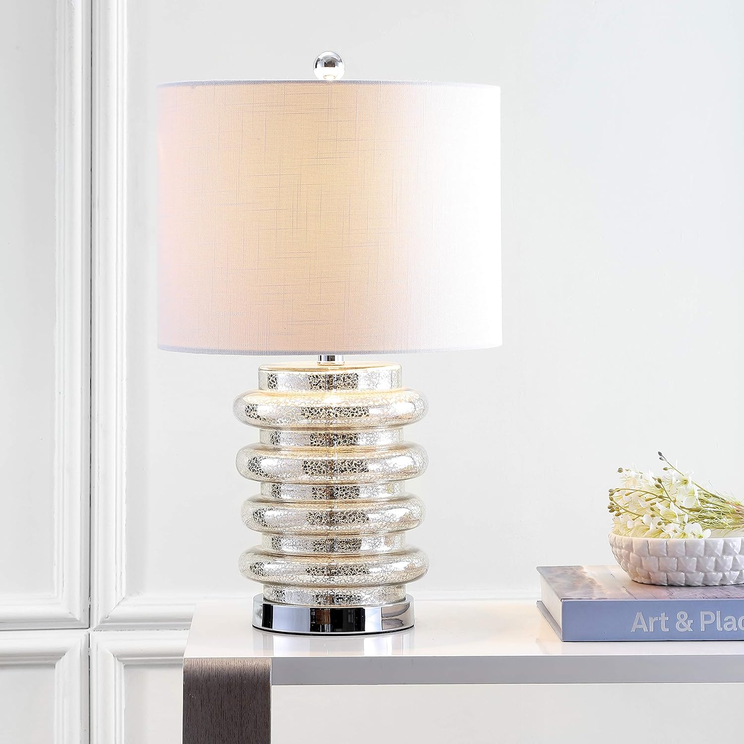 Flash Sale Buy 1 get 1 JONATHAN Y JYL1074A Allen 22.75 LED Glass Table Lamp Contemporay,Transitional for Bedroom, Living Room, Office, College Dorm, Coffee Table, Bookcase, MercurySilver Up To 60% OFF JONATHAN Y JYL1074A Allen 22.75 LED Glass Table Lamp Contemporay,Transitional for Bedroom, Living Room, Office, College Dorm, Coffee Table, Bookcase, MercurySilver