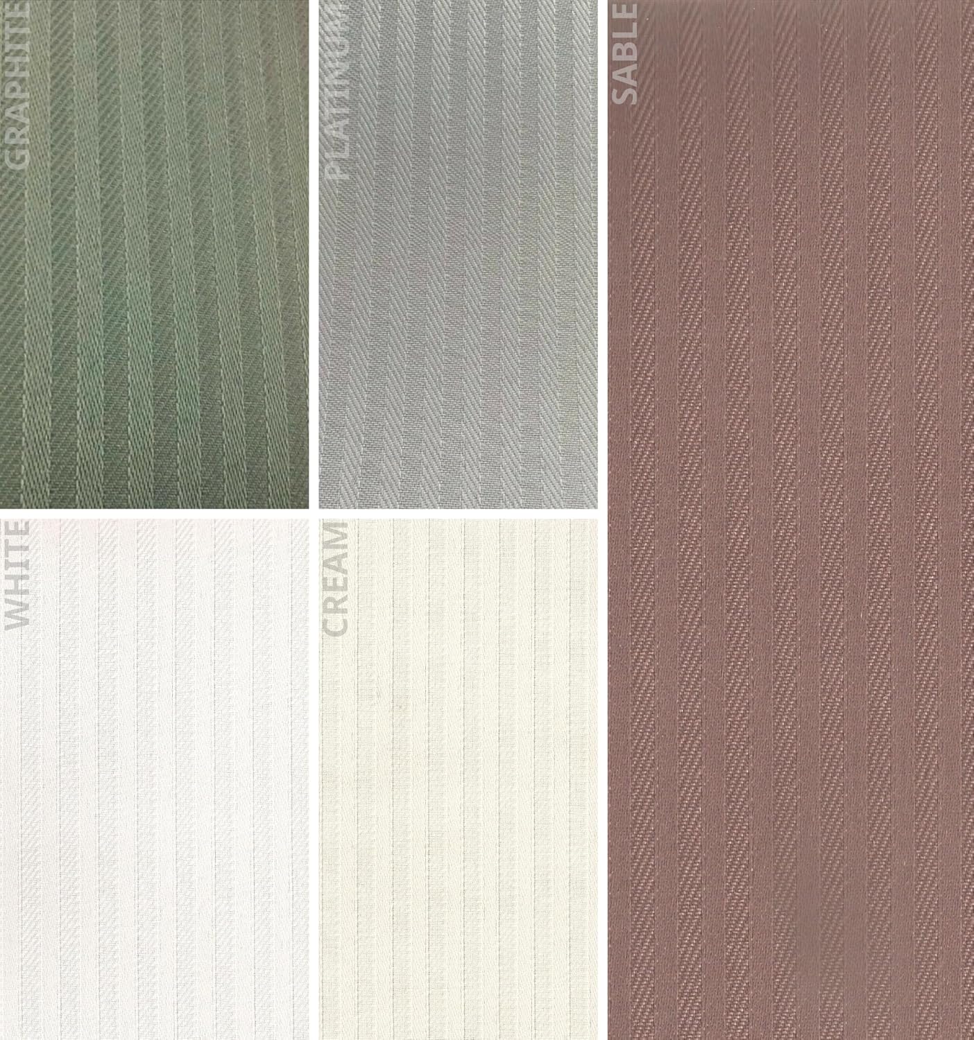 EUROBLINDS Made To Measure REPLACEMENT SLATS For Vertical Blinds 3.5