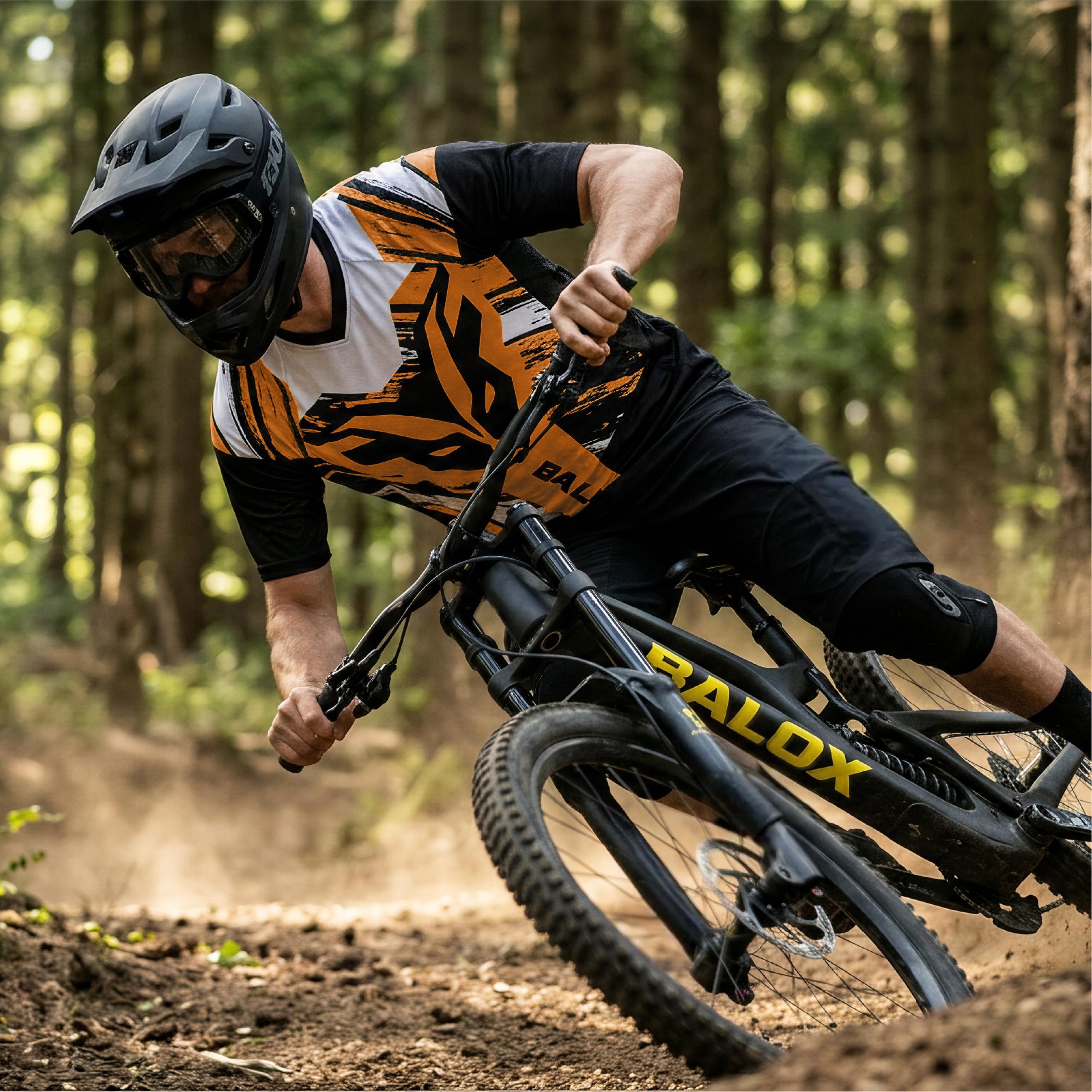 Camiseta Enduro MTB de Manga Corta Unisex - Tejido Técnico DUALFLOW de Alta Resistencia con Bolsillo Lateral - Máximo Confort y Transpirable