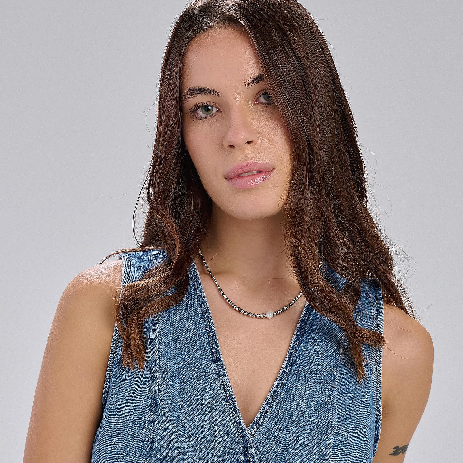 Brosway Collana Donna in Acciaio e Perle | Collezione Perfect - BPC03