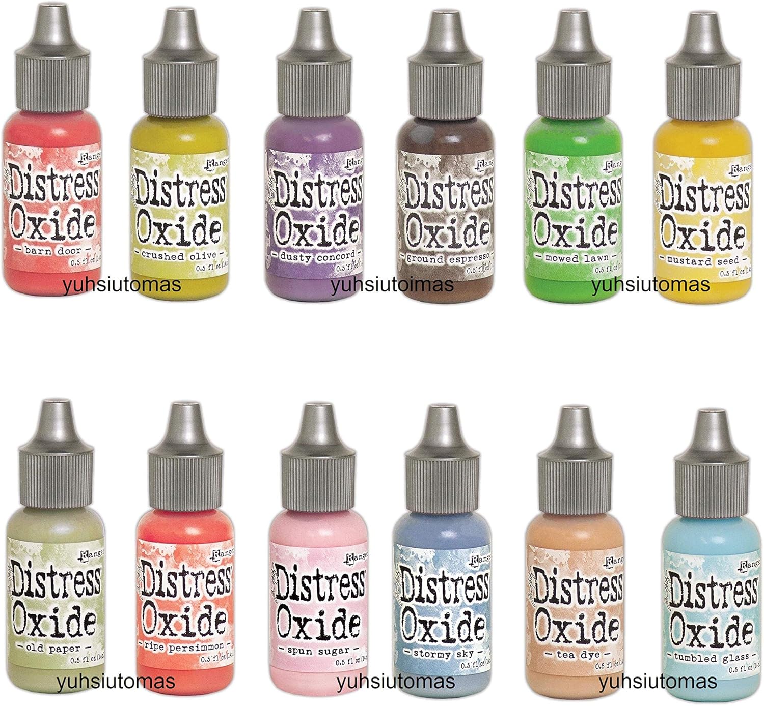 Ranger Tim Holtz Distress Oxide Reinker Set Of 12 (Summer 2018)