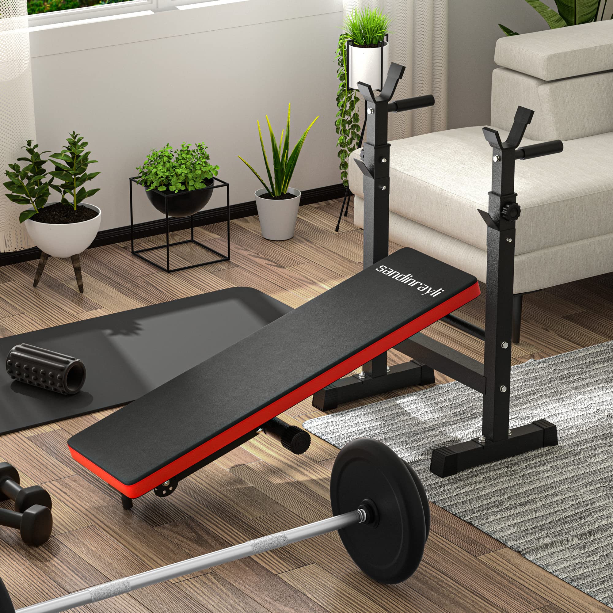 Adjustable Workout Bench Folding Adjustable Weight Bench Press - 1000Lb ...