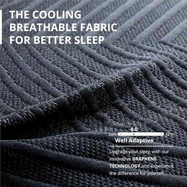 MLILY MLILY EGOHOME 14 Inch King Size Memory Foam Mattress for Cooling Sleep, Pressure Relief Cooling Copper Gel Bed in a Box, Foam Made in USA, CertiPUR-US Certified, Medium Plush, 76x80x14 Black in use