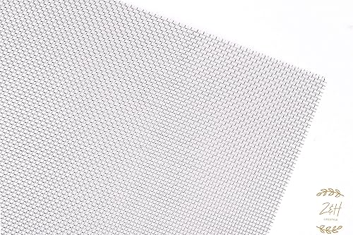 Miniatura 8 de Paquete de 4 mallas de alambre tejidas de acero inoxidable 20-304, 20 agujeros de malla de 0.039 in, 12 x 8.2 pulgadas (11.8 x 8.3 in), resistente,