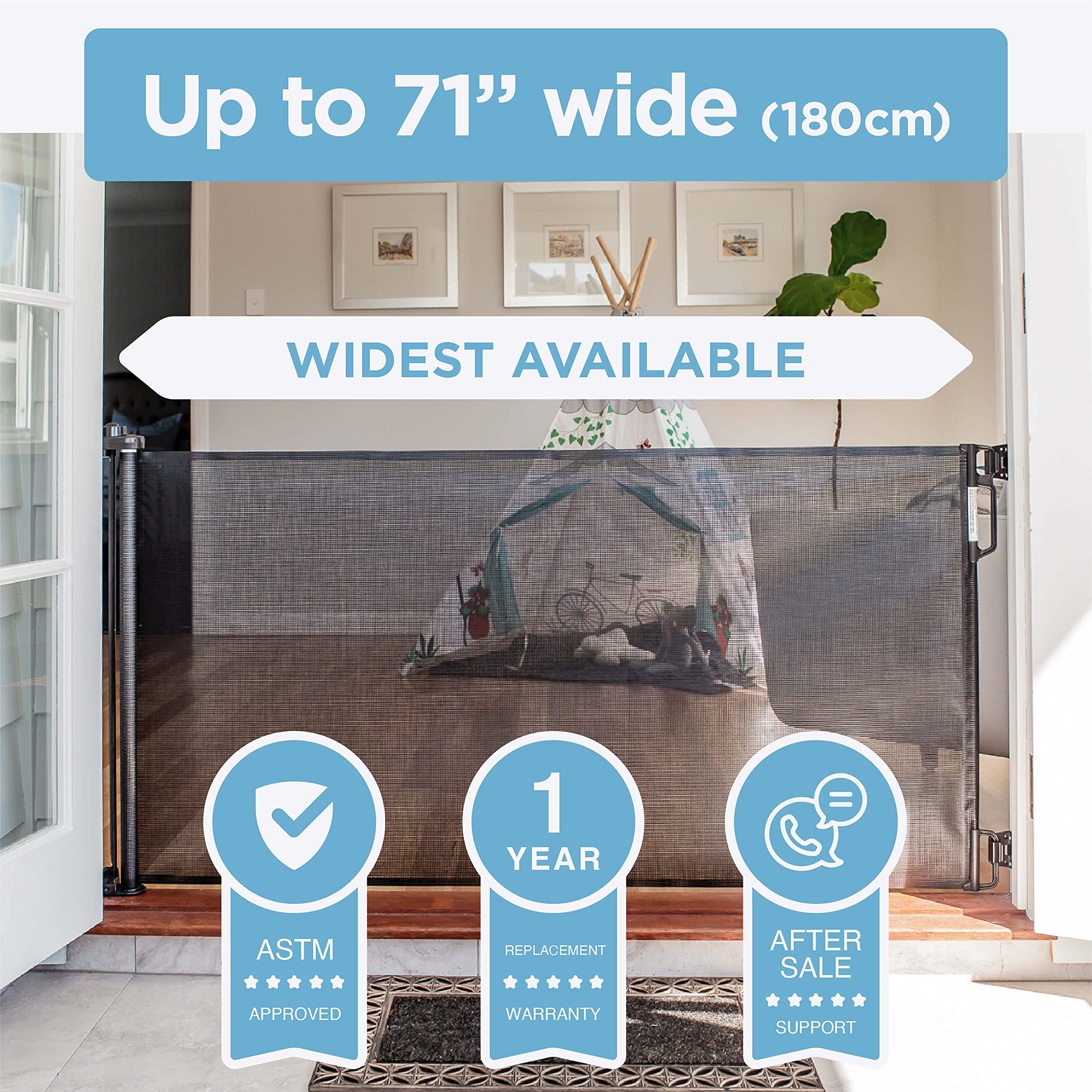 perma child retractable gate