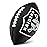 Franklin Sports NFL Las Vegas Raiders Football - Kids Foam Football - Soft Junior Size 8.5 Ball with 3D Logos - Perfect for Gameday + Tailgates