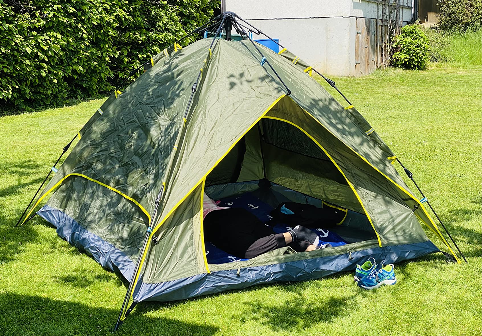 OUTSUNNY FAMILIENZELT CAMPINGZELT Doppelzelt Quick- Produktbild-Vorschau 8