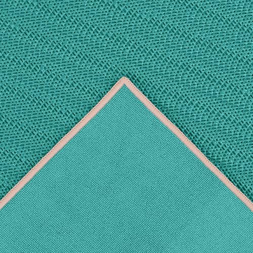 Miniatura 8 de Aurorae Synergy - Alfombrilla plegable para yoga, gimnasio o ejercicio para yoguis en movimiento con toalla de microfibra integrada y tecnología