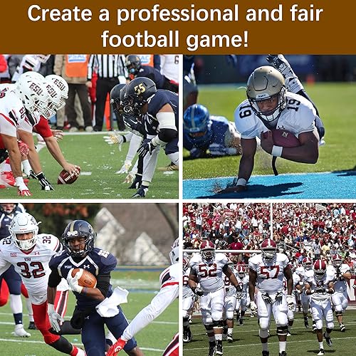 Miniatura 7 de RunNico Indicadores de fútbol abajo - Árbitros de pulsera de fútbol -Muñequera de indicador de fútbol abajo para deportes de partido