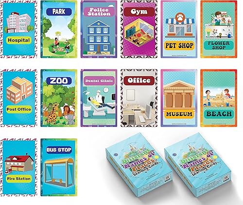 Miniatura 9 de Creanoso Tarjetas didácticas de aprendizaje para objetos domésticos (2 cubiertas)  Ideas de regalos de diseño portátil para fiestas de cumpleaños