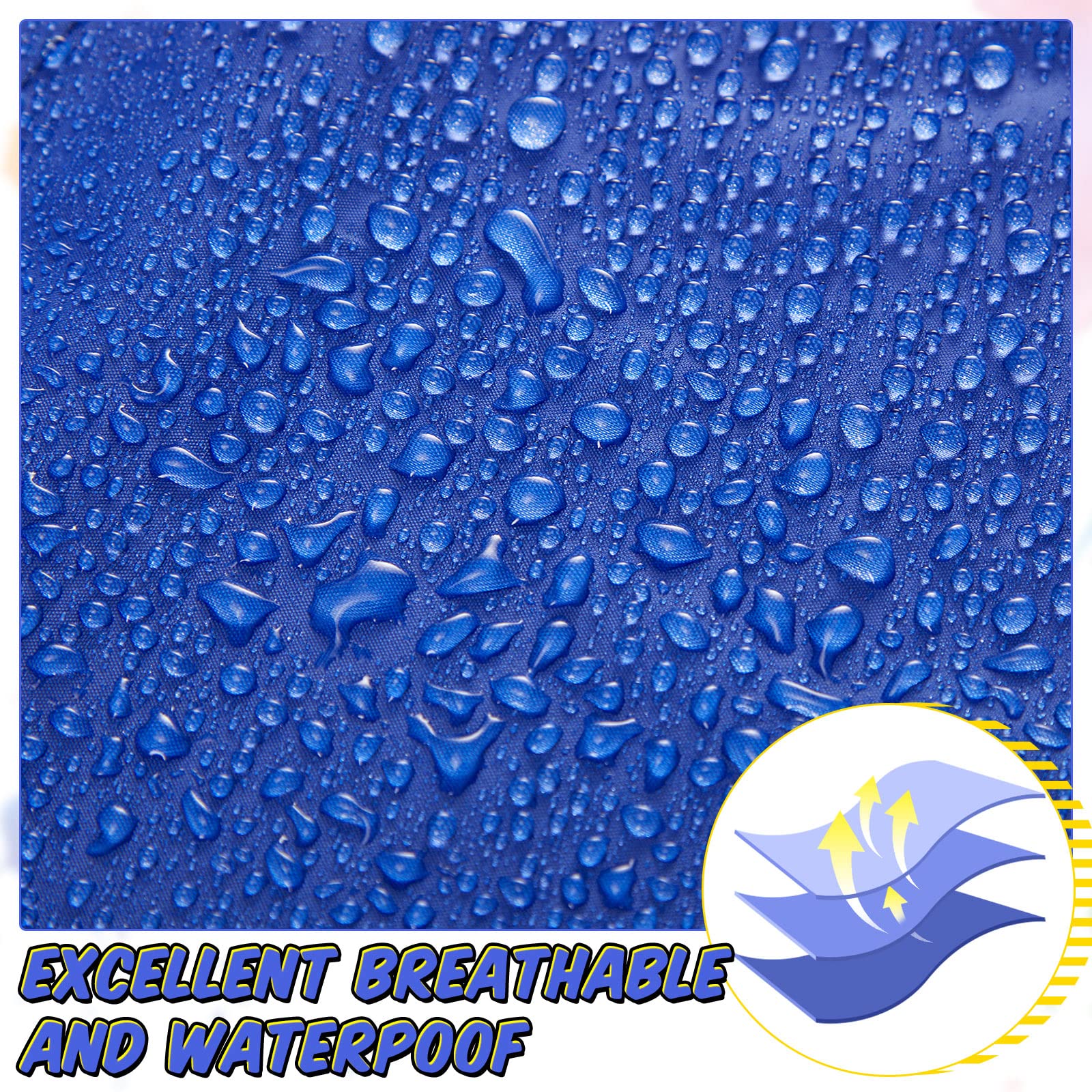 Yahenda 18 Stück Kinder Kunstkittel Wasserdicht Malerei Kunst Kittel für Kinder mit langen Ärmeln 3 Taschen Kleinkind Schürze für 2–8 Jahre, Rosenrot, Dunkelblau, Gelb, 23.6 x 17.3 inches