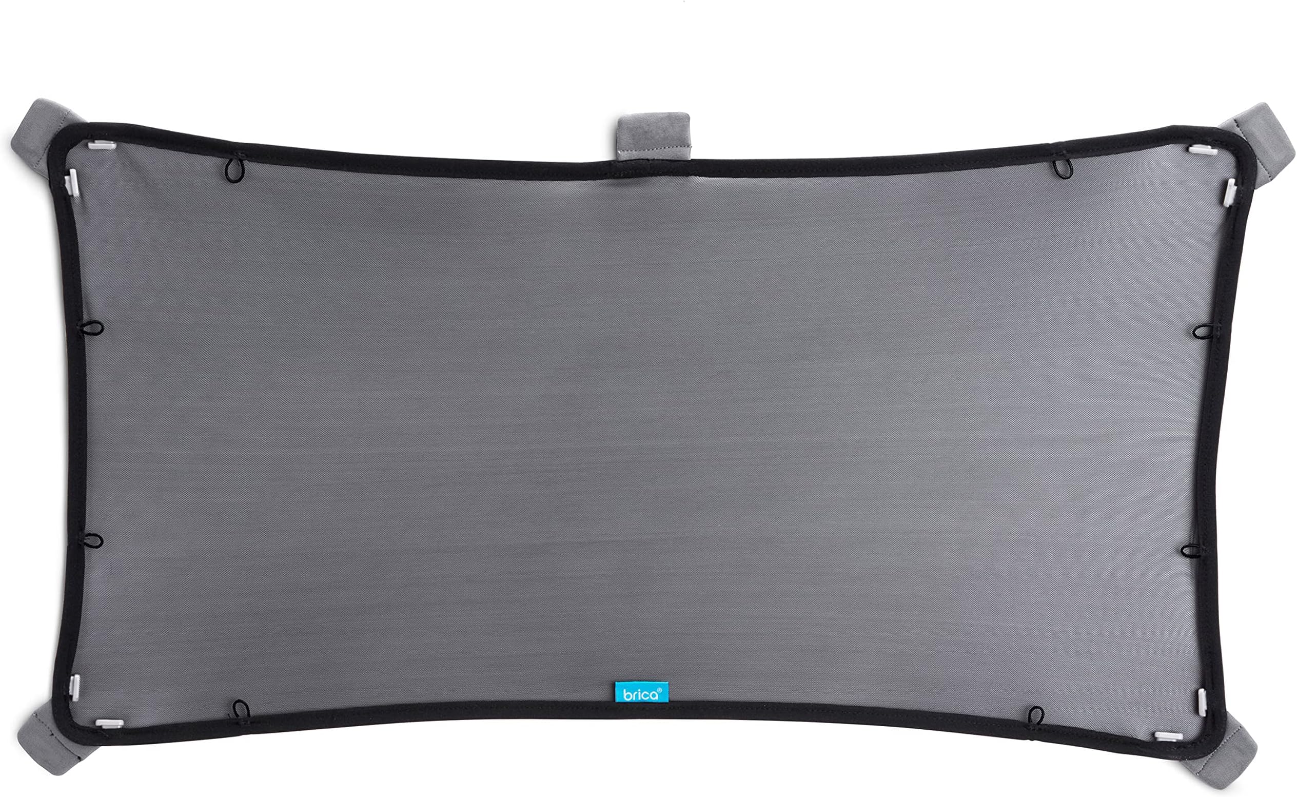 Brica® Magnetic Stretch to Fit Sun Shade, magnetic stretch to fit car window, easy to install, infant/baby/toddler/kids, Black