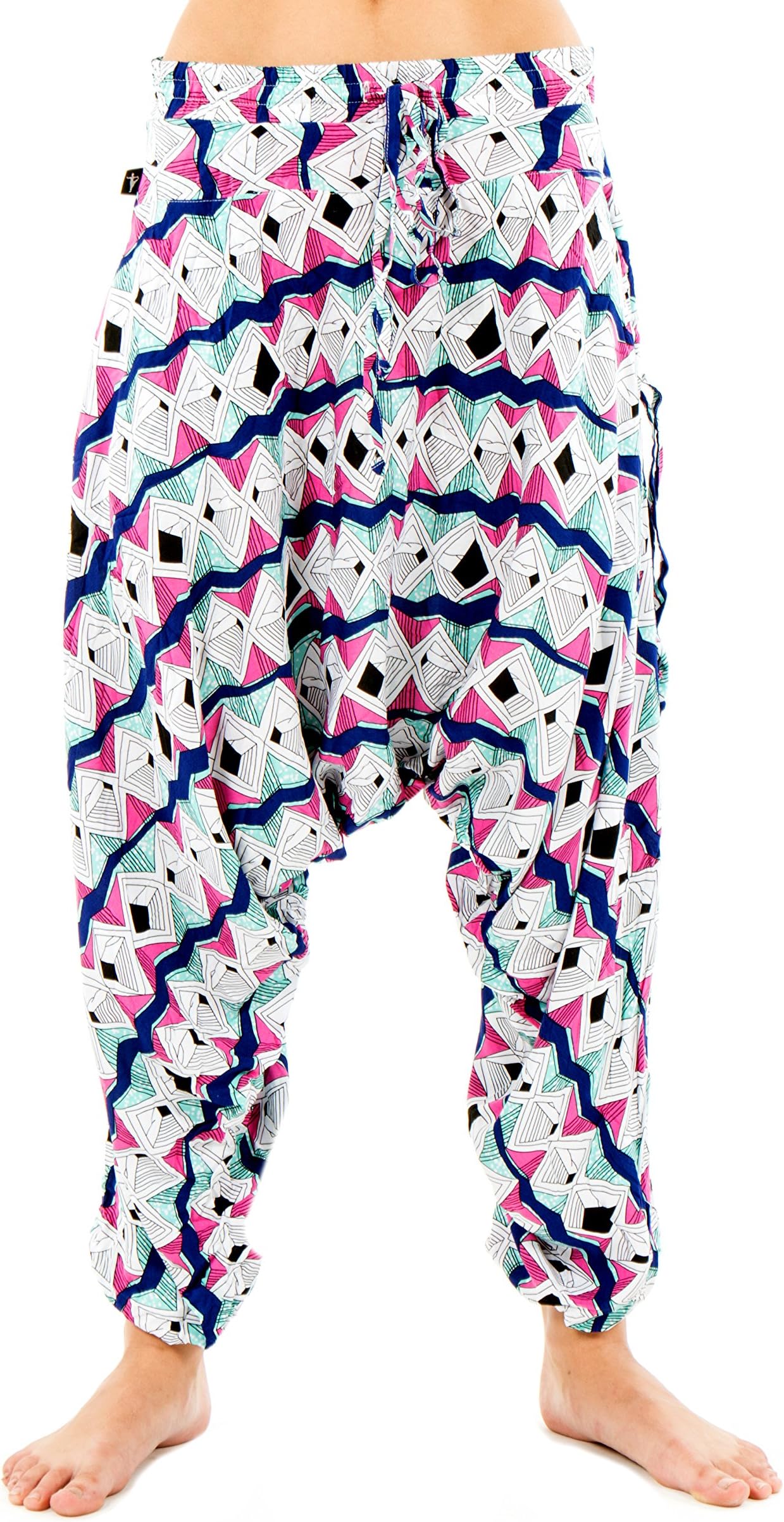 Buddha Pants Womens Savannah Flair Pink Snake Eye (X-Small)