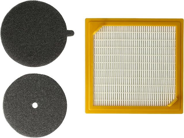 vhbw Zestaw filtrów Hepa kompatybilny z odkurzaczami Hoover TS2213 001, TS2265 001, TS2266 011, TS2272 011, TS2308 001, TS2351, U27 Sensory, zamiennik do 09205469.