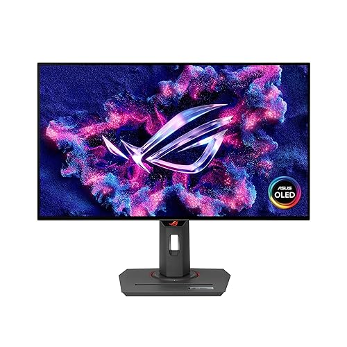 ASUS ROG Strix 27” 1440P OLED Gaming Monitor (XG27AQDMG) - QHD, Glossy OLED, 240Hz, 0.03ms, Custom Heatsink, Anti-flicker,Uniform Brightness, G-SYNC Compatible, 99% DCI-P3, DisplayWidget, 3yr warranty - 27" OLED Glossy QHD 240Hz G-SYNC