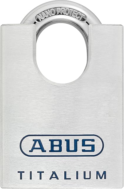 ABUS Mechaniczna 96CSTI/60 tytanowa kłódka zamknięta, 60 mm