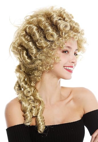 WIG ME UP- 91029-ZA89 Peluca Mujer Carnaval histórica Barroco Adel Color Rubio María Antonieta Pompadour…