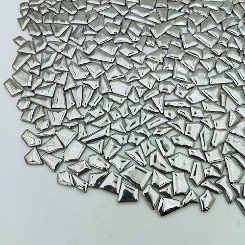 Miniatura 4 de Azulejos de mosaico de cerámica irregulares de 1.1 libras, piezas de mosaico, piedras para hacer mosaicos, manualidades, pasatiempos, artes,