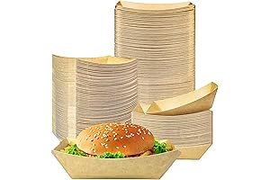 MotBach 150 Pack 1 lb Paper Food Trays