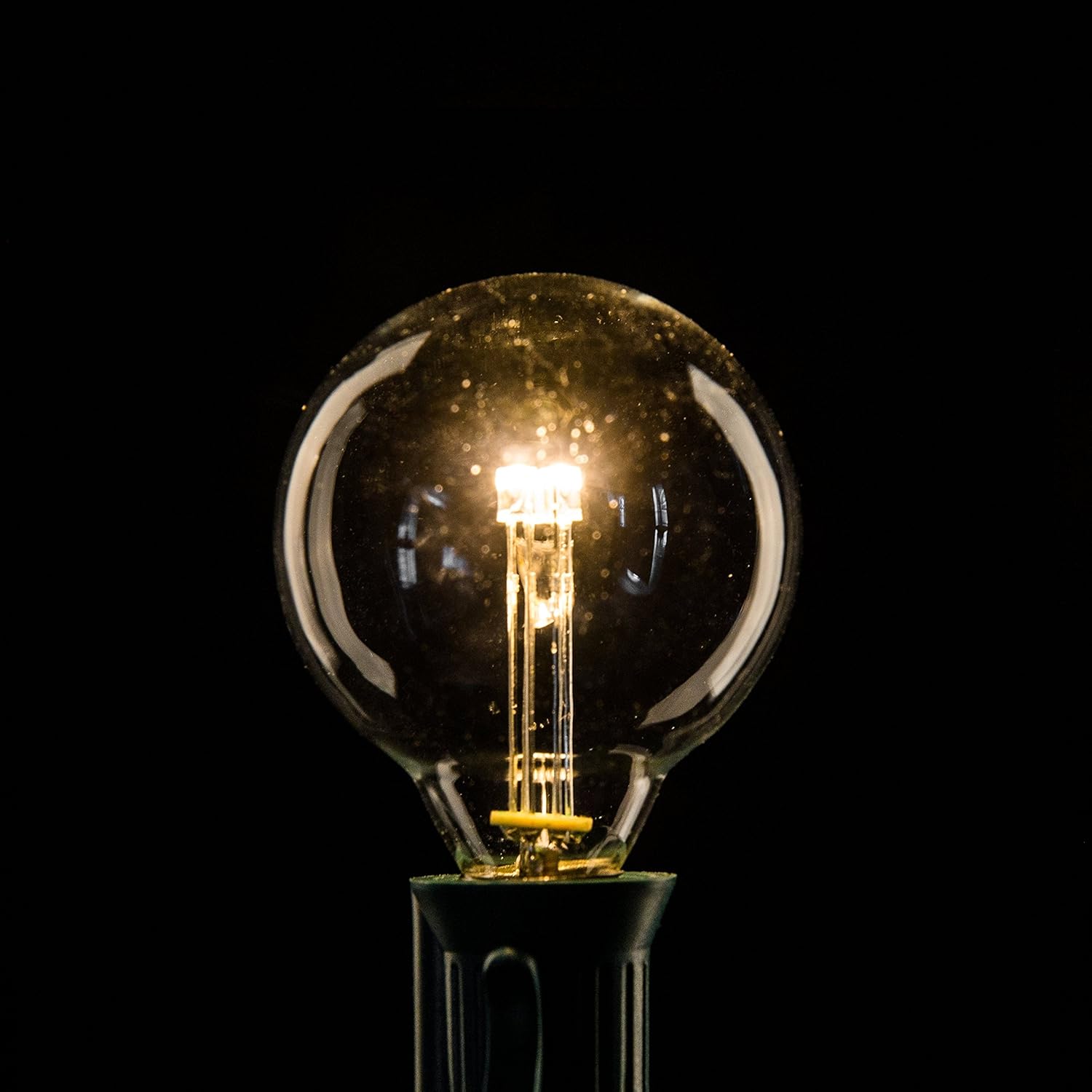 Hometown Evolution, Inc. Box of 25 G40 LED Multi Color Fairy Lights 1.6 Inch 5 Watt C7 Base Replacement Bulbs