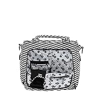 Vista 3 de JuJuBe Be Classy Structured - Bolsa de pañales multifuncional, colección Onyx - Black Magic