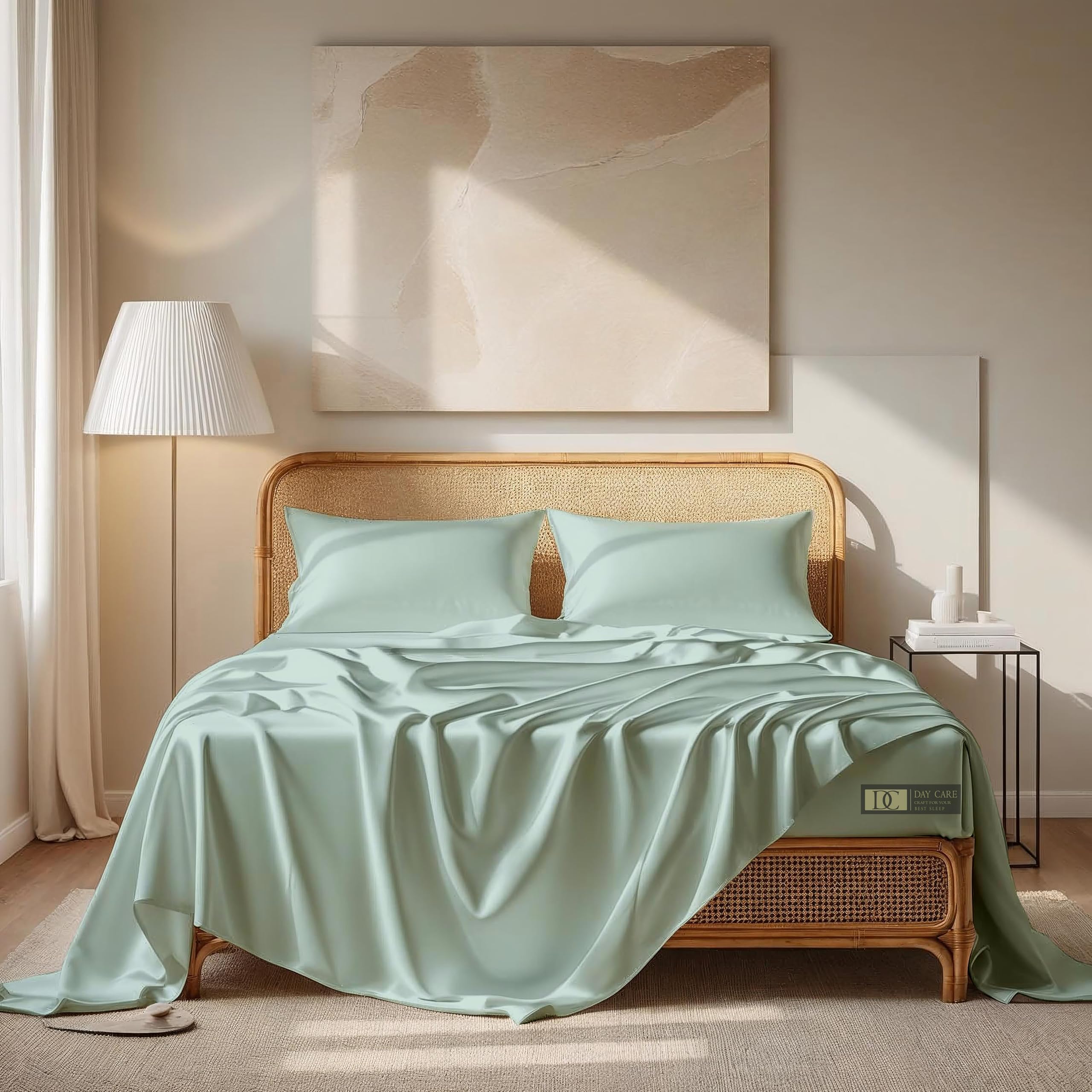 King Size Satin Bedsheets - Luxurious Midnight Black -30 King Size Satin Bedsheets - Luxurious Midnight Black -30