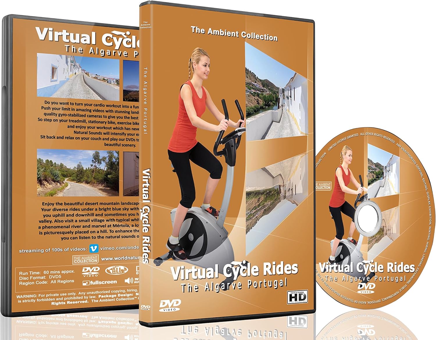 Virtual Cycle Rides DVD - Algarve - for Indoor Cycling, Treadmill and ...
