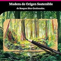 Vista 9 de Soucolor - 72 lápices de colores con caja de lata para escuela, oficina y arte