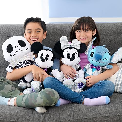 Miniatura 4 de Just Play Disney100 Years of Wonder Stitch - Muñeca de peluche grande con licencia oficial para niños de 2 años en adelante