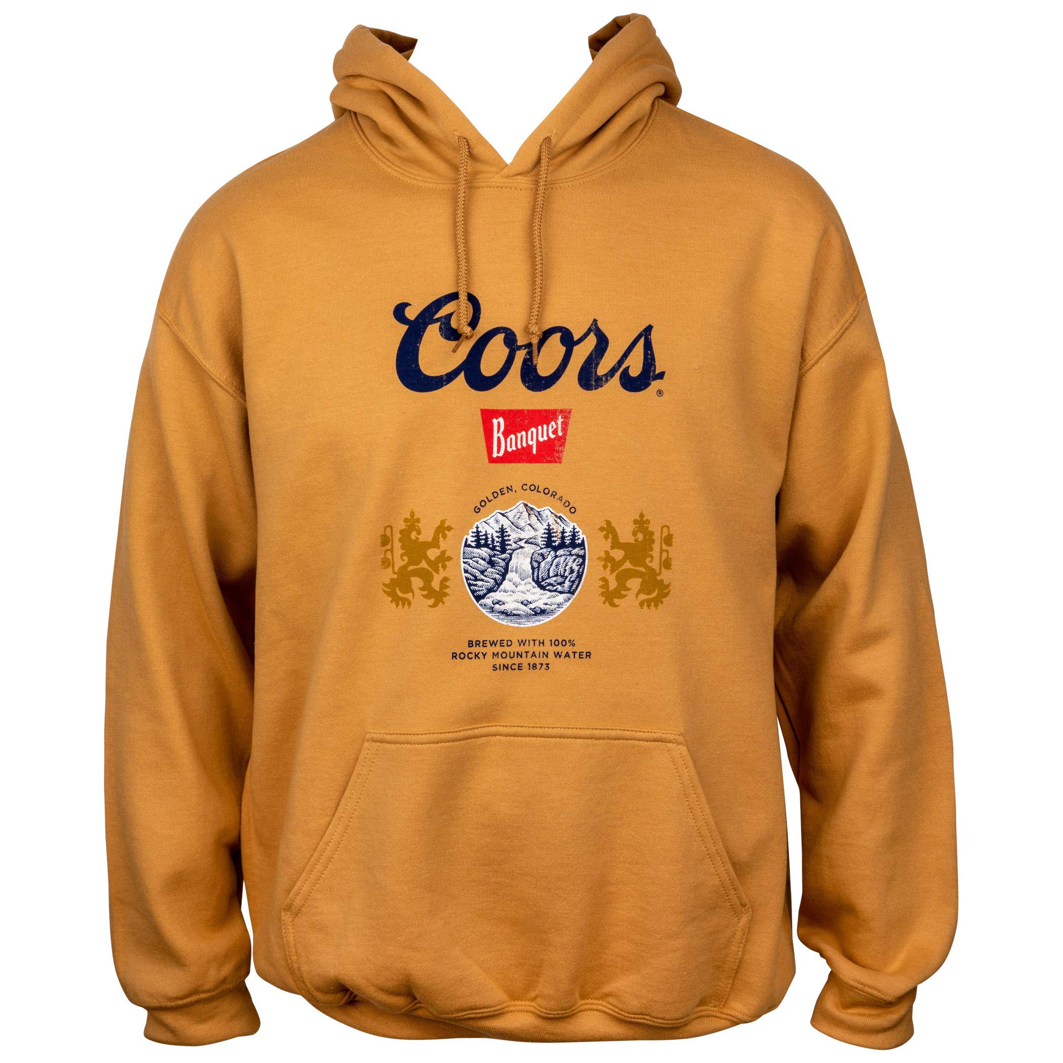Brew City Coors Golden Banquet Beer Logo Hoodie 3XLarge