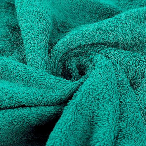 Miniatura 6 de Classic Turkish Towels Juego de 6 toallas de algodón de alta calidad, de secado rápido, suaves y absorbentes, 2 toallas de baño, 2 toallas de mano y