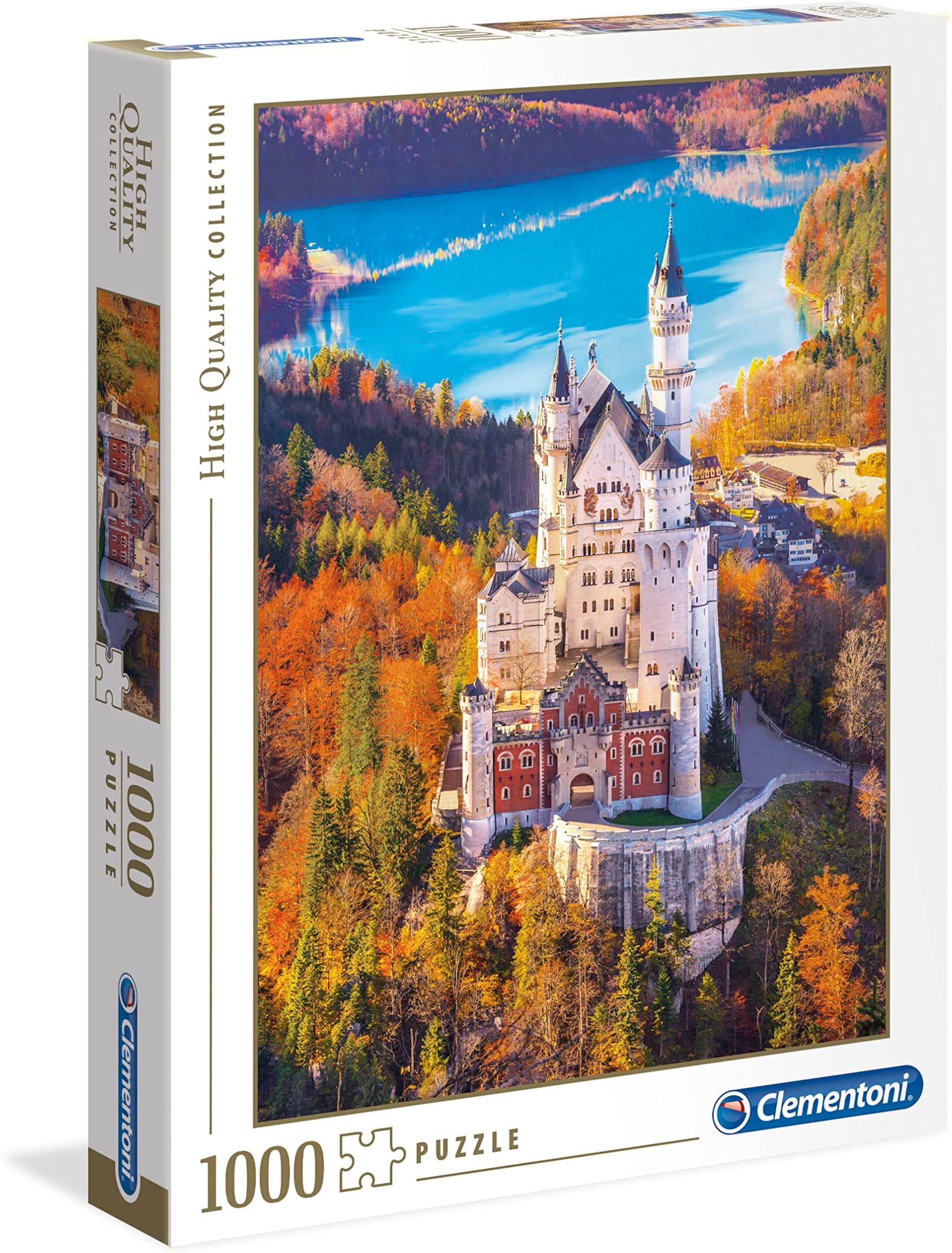 Clementoni - 39382 - Collection Puzzle for Children and Adults- Neuschwanstein - 1000 Pieces